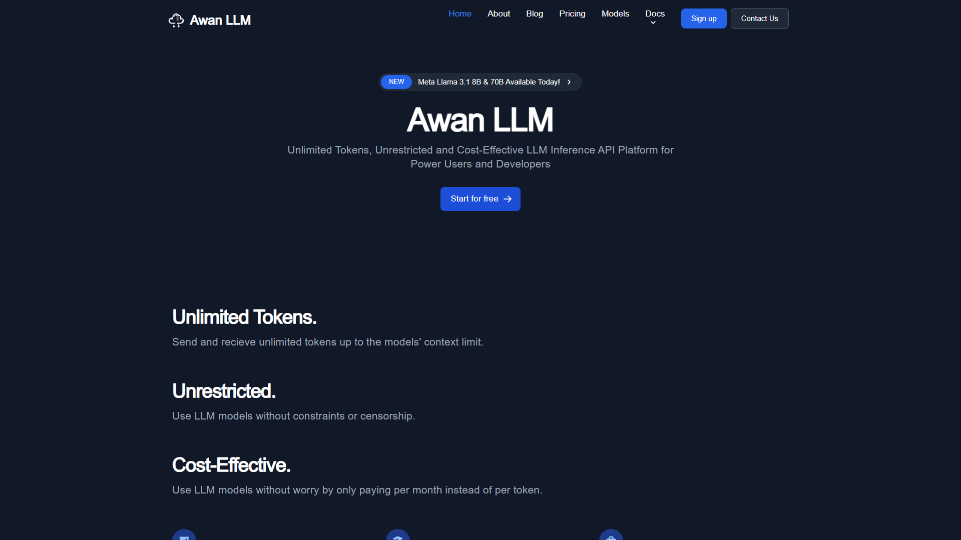 Awan LLM Awan LLM