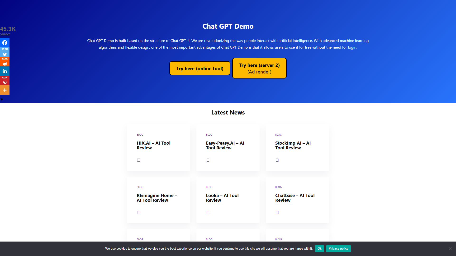 Chat GPT Demo Chat GPT Demo