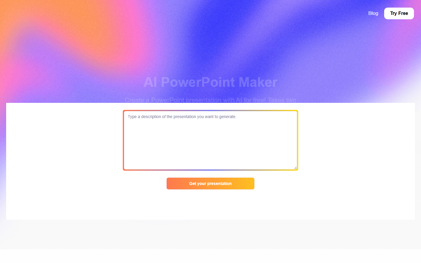 AI PowerPoint Maker AI PowerPoint Maker