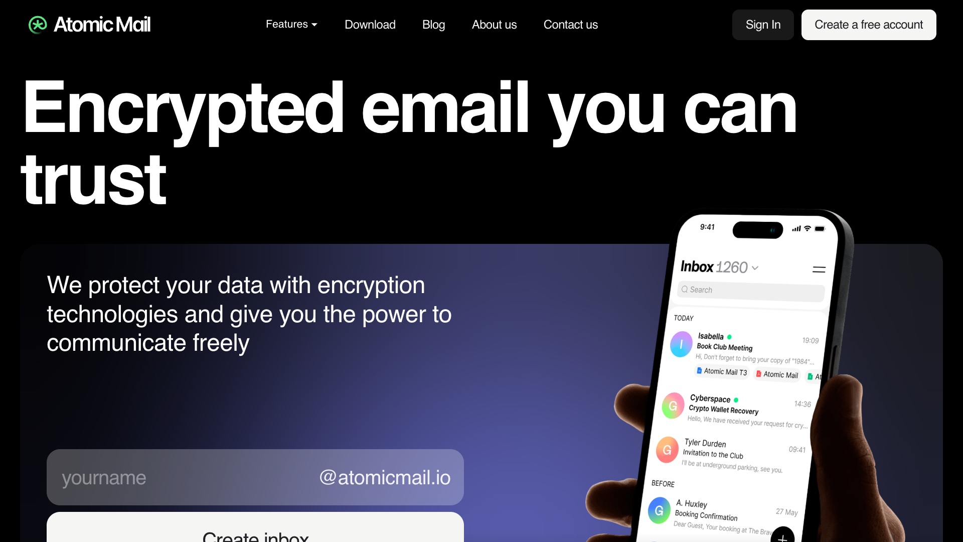 Atomic Mail Atomic Mail