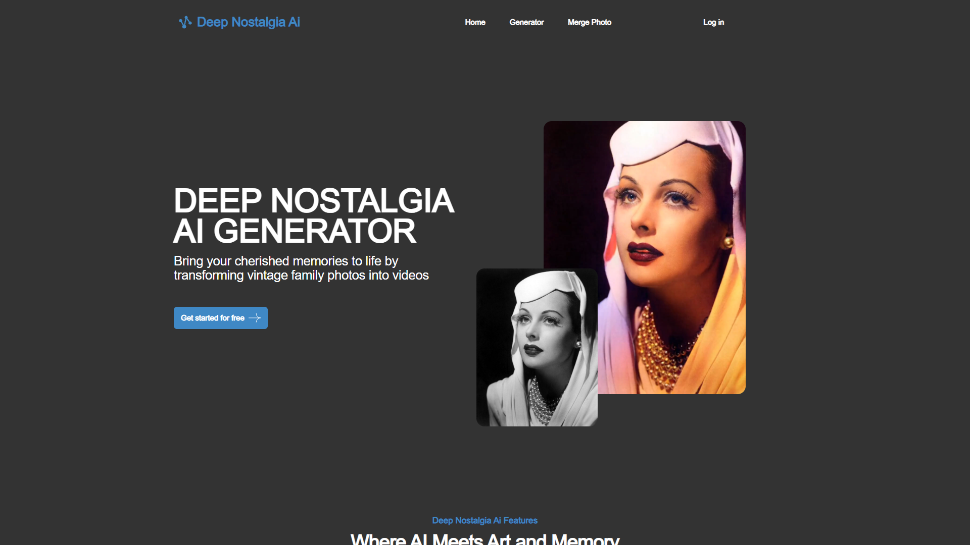Deep Nostalgia AI Generator Deep Nostalgia AI Generator
