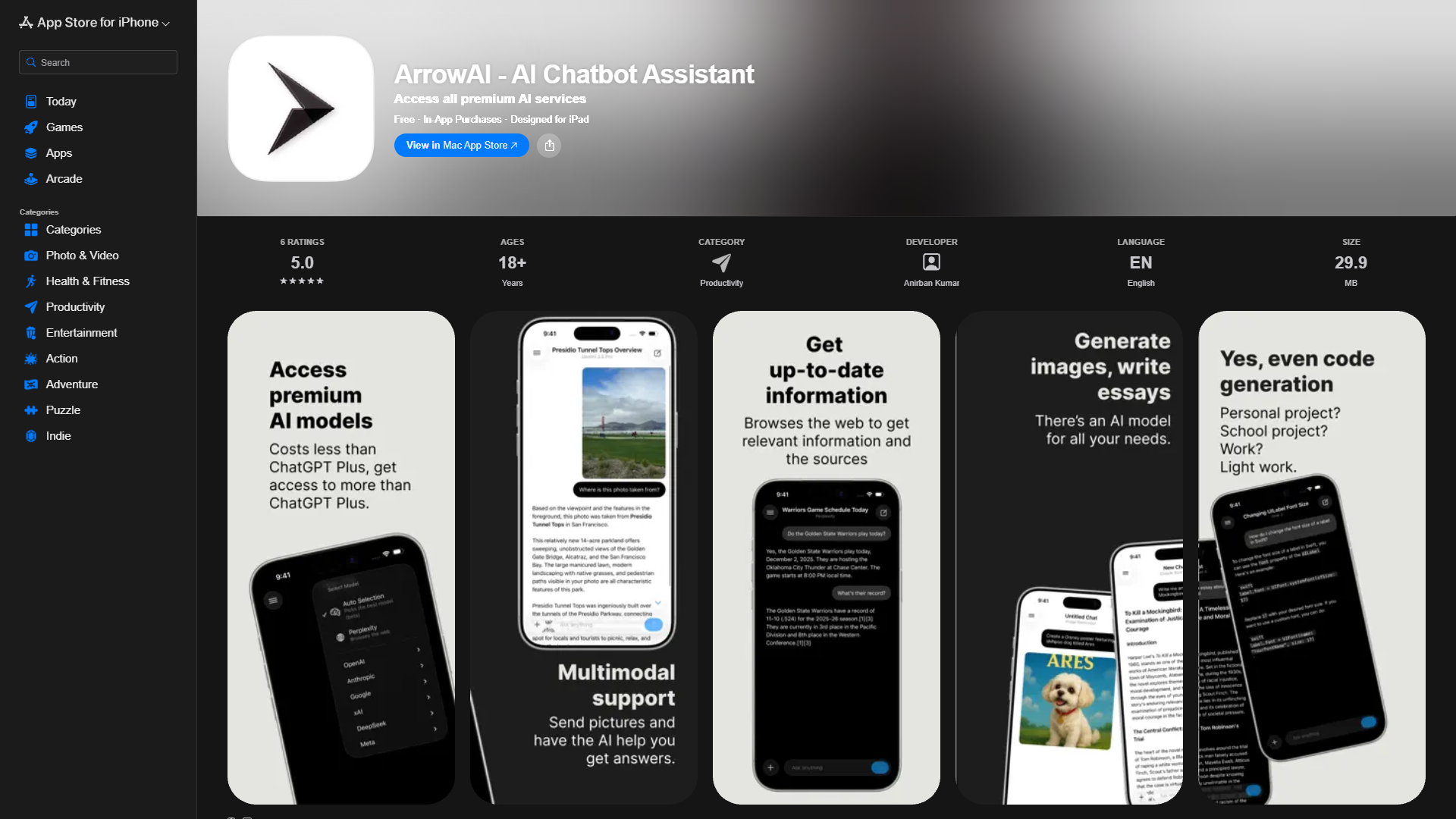 ArrowAI - AI Chatbot Assistant ArrowAI - AI Chatbot Assistant