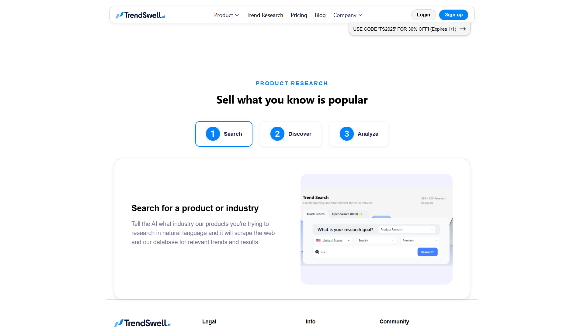 TrendSwell Product Research TrendSwell Product Research