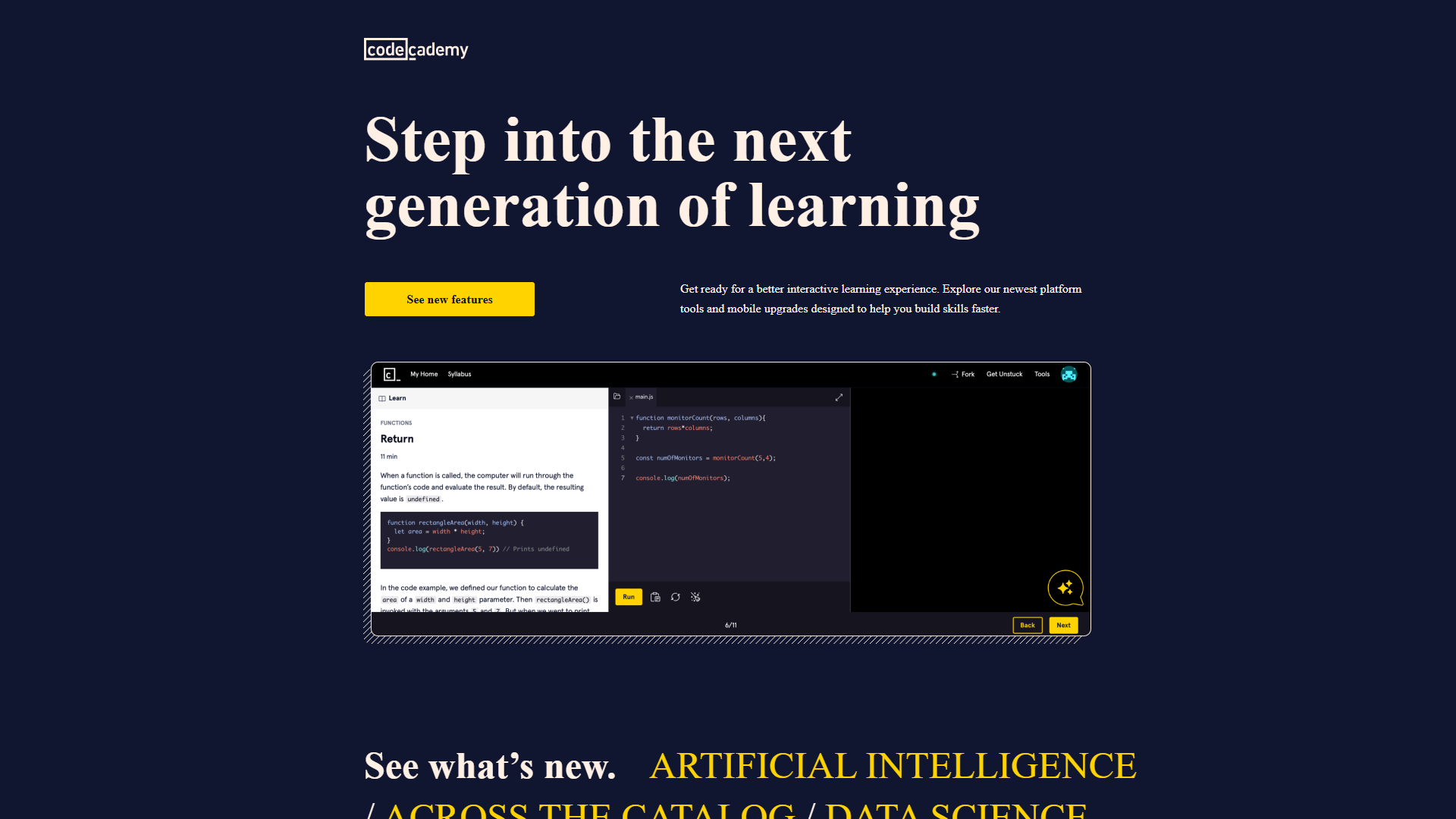 Codecademy AI Learning Tools Codecademy AI Learning Tools