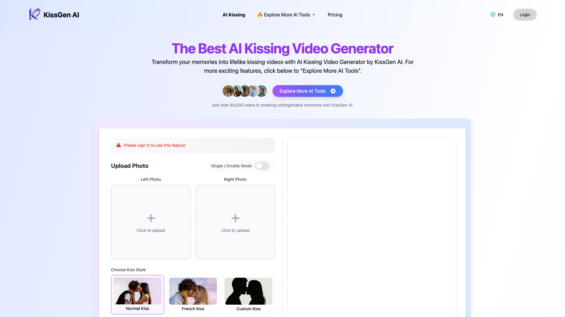 KissGen AI KissGen AI