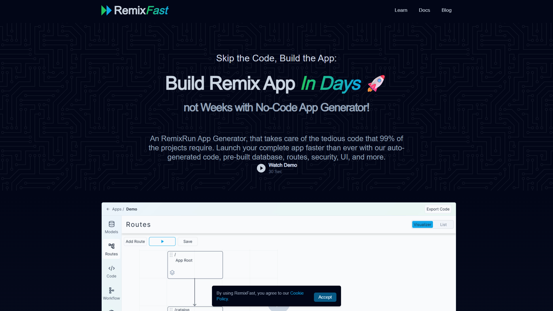 RemixFast Codebase Generator RemixFast Codebase Generator