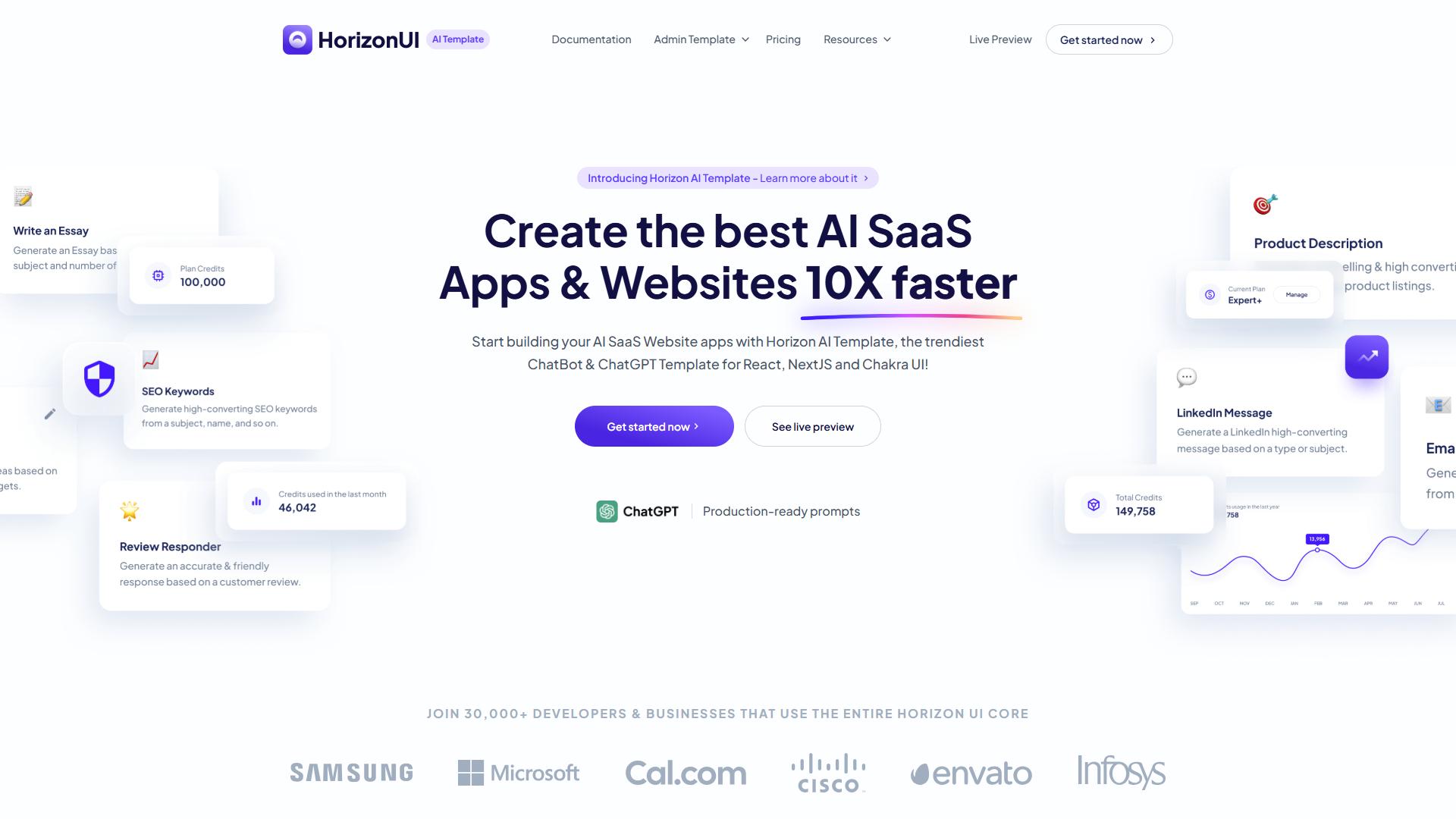 Horizon AI Template Horizon AI Template