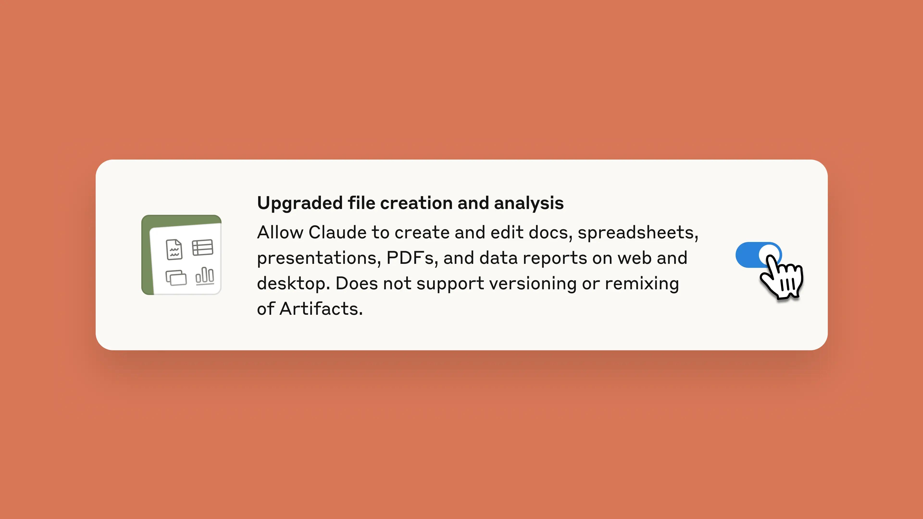 Claude научился работать с таблицами, презентациями и PDF-файлами Claude научился работать с таблицами, презентациями и PDF-файлами