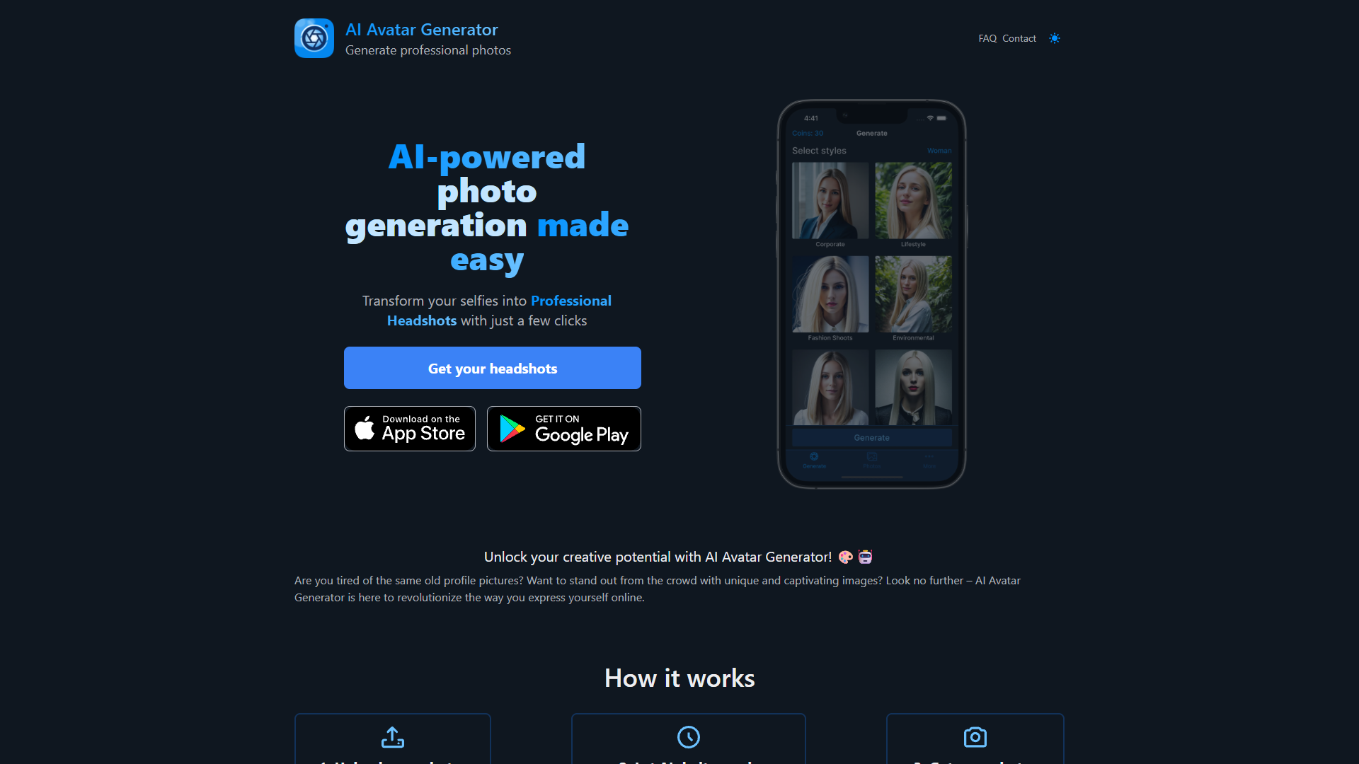 AI Avatar Generator AI Avatar Generator
