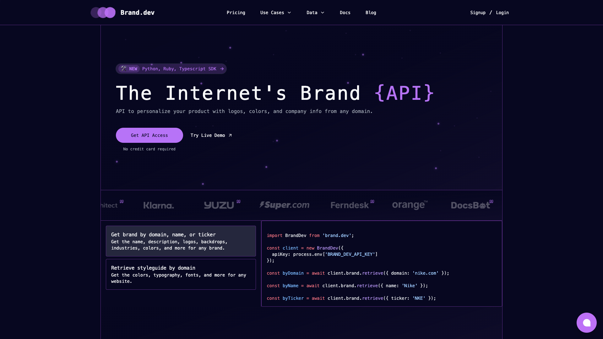 Brand.dev Brand.dev