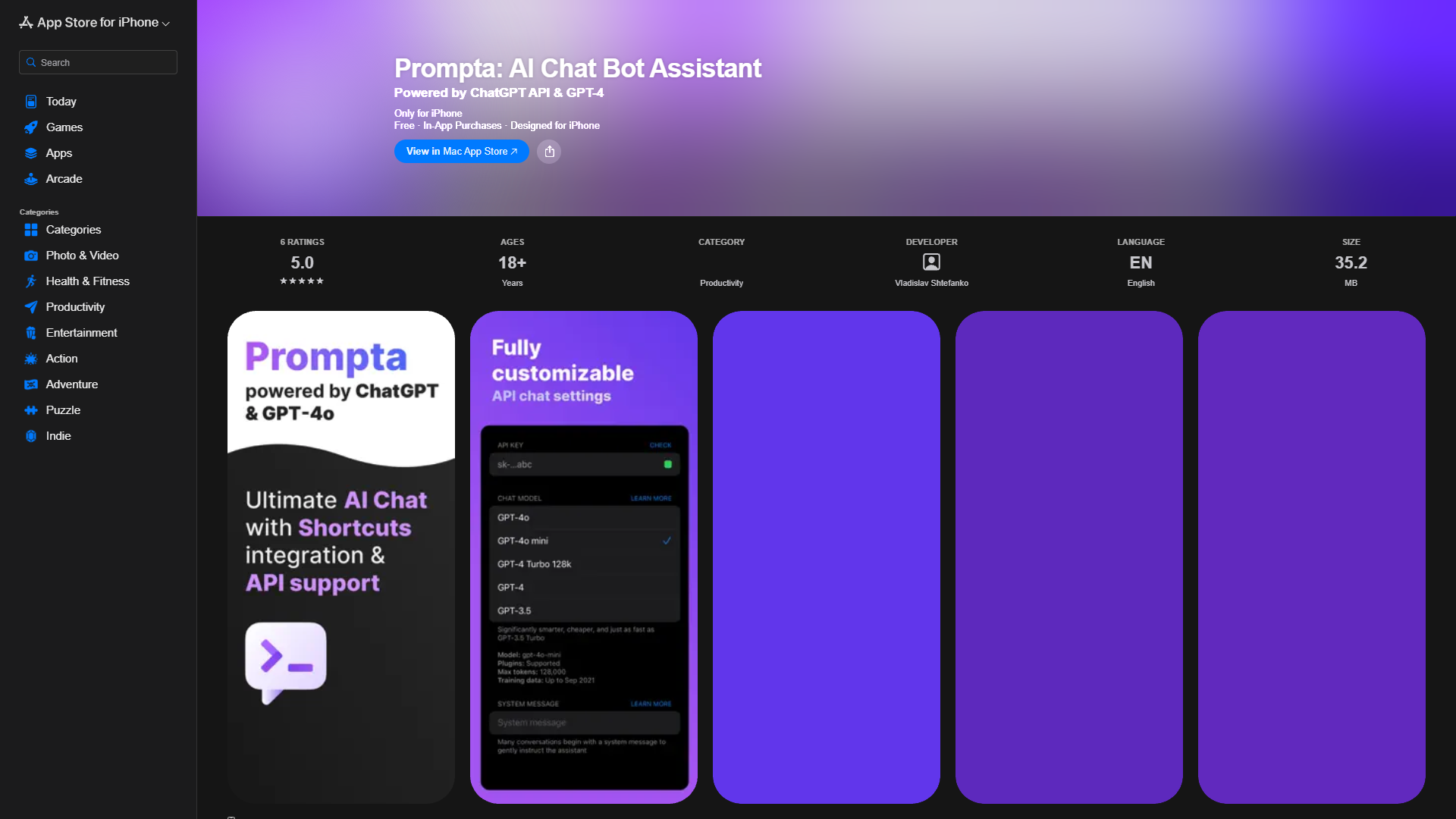 Prompta: AI Chat Bot Assistant Prompta: AI Chat Bot Assistant