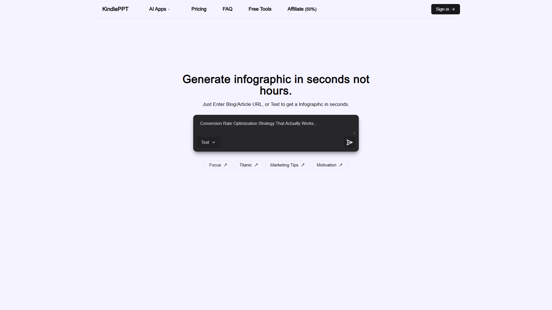 KindlePPT Infographic Generator KindlePPT Infographic Generator
