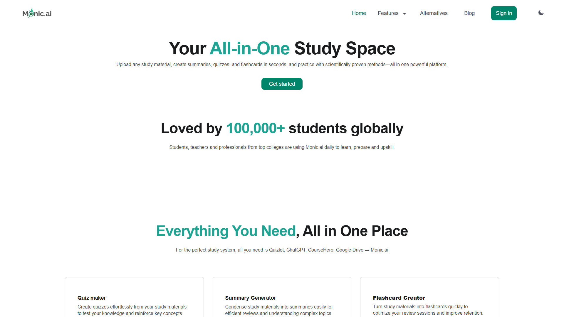 Monic.ai — All-in-One Study Space Monic.ai — All-in-One Study Space