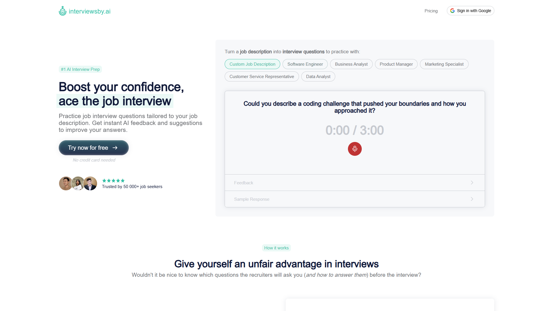 Interviews by AI Interviews by AI