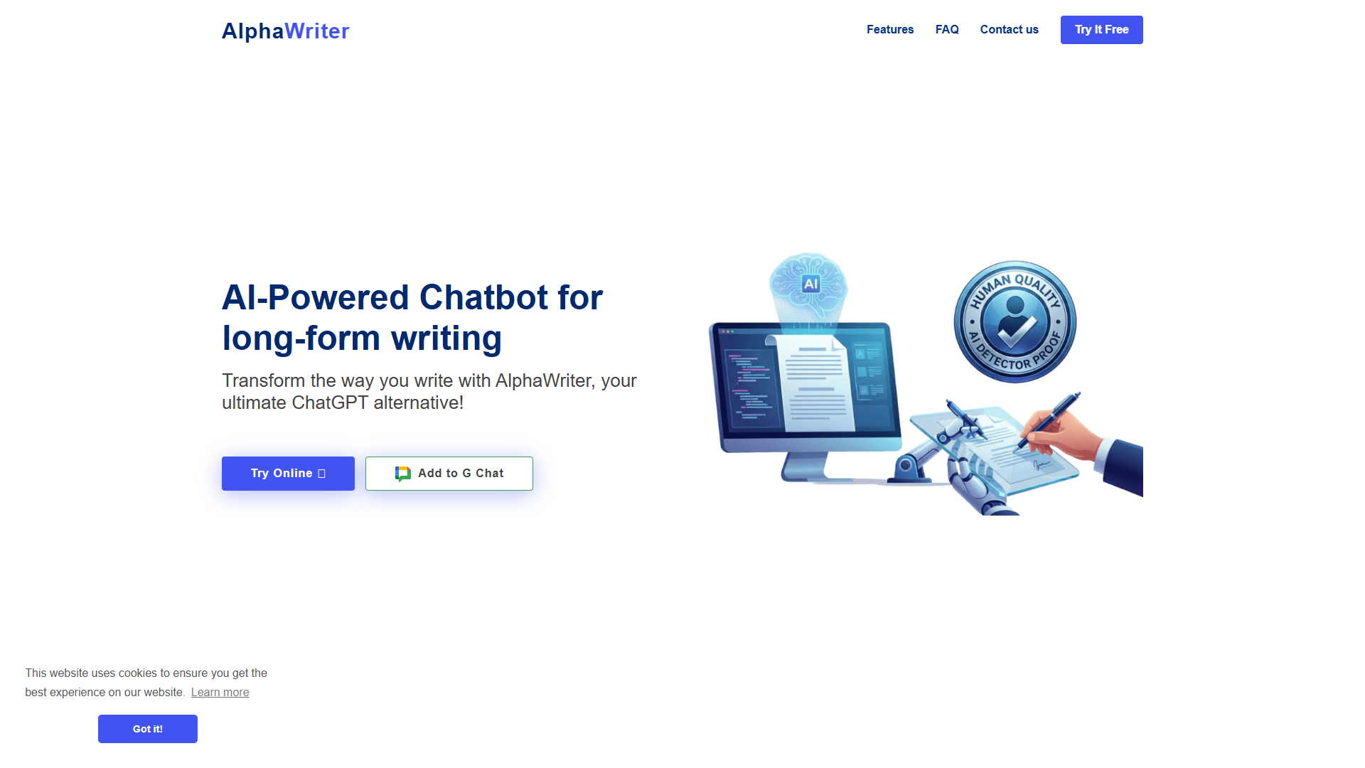 AlphaWriter AlphaWriter