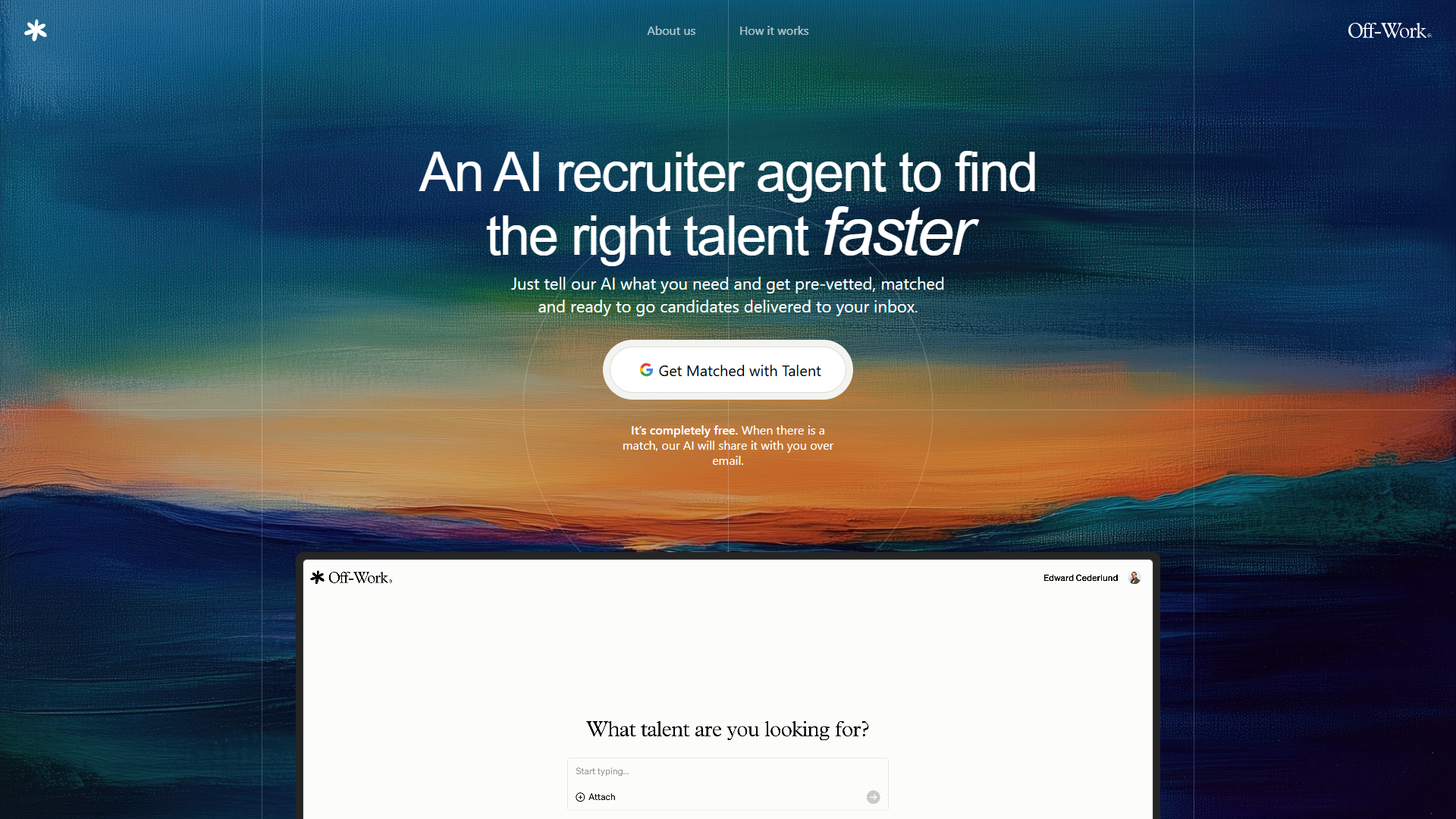 Off-Work AI Recruiter Off-Work AI Recruiter