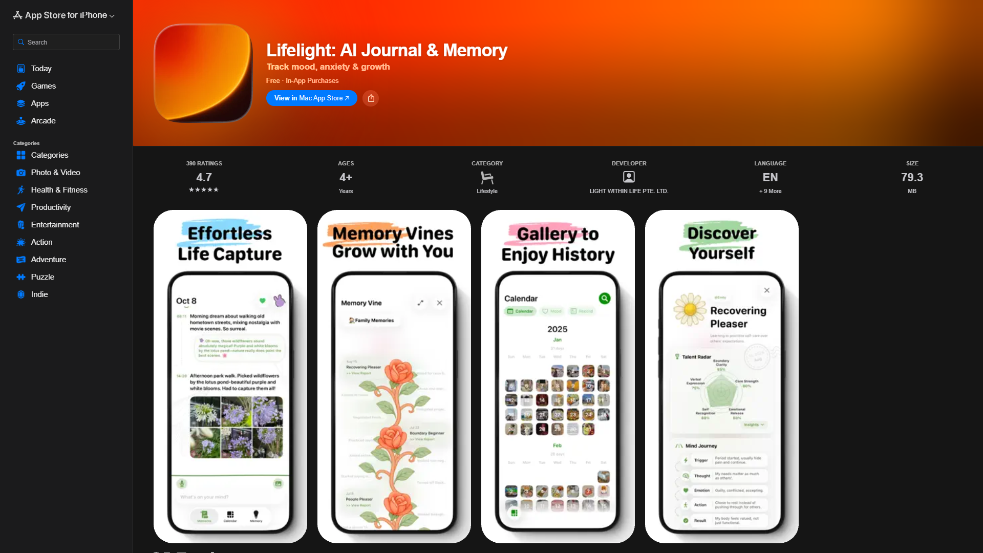 Lifelight: AI Journal & Memory Lifelight: AI Journal & Memory