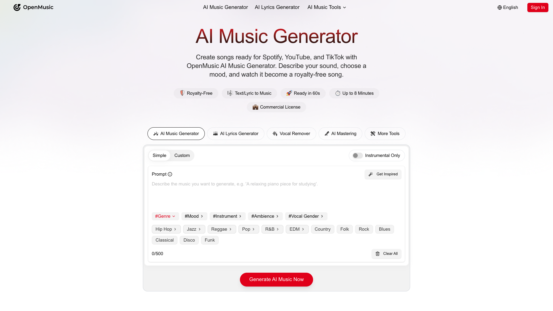 OpenMusic AI OpenMusic AI