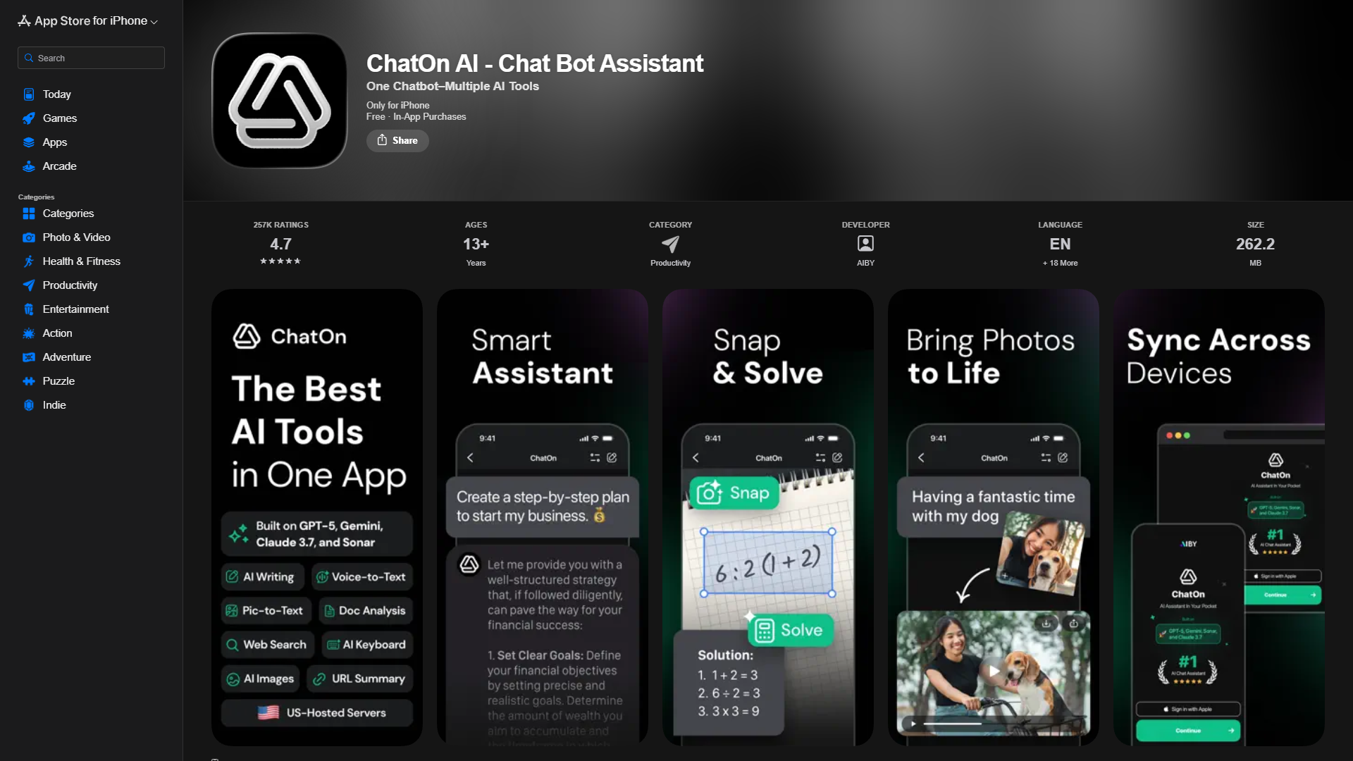 ChatOn AI — Chat Bot Assistant ChatOn AI — Chat Bot Assistant