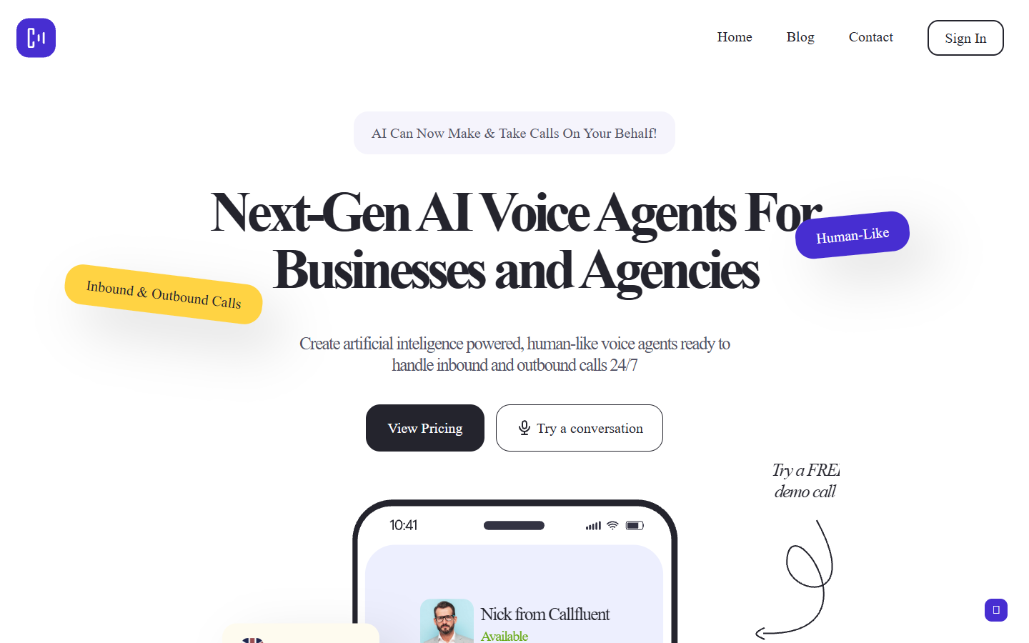 CallFluent AI CallFluent AI