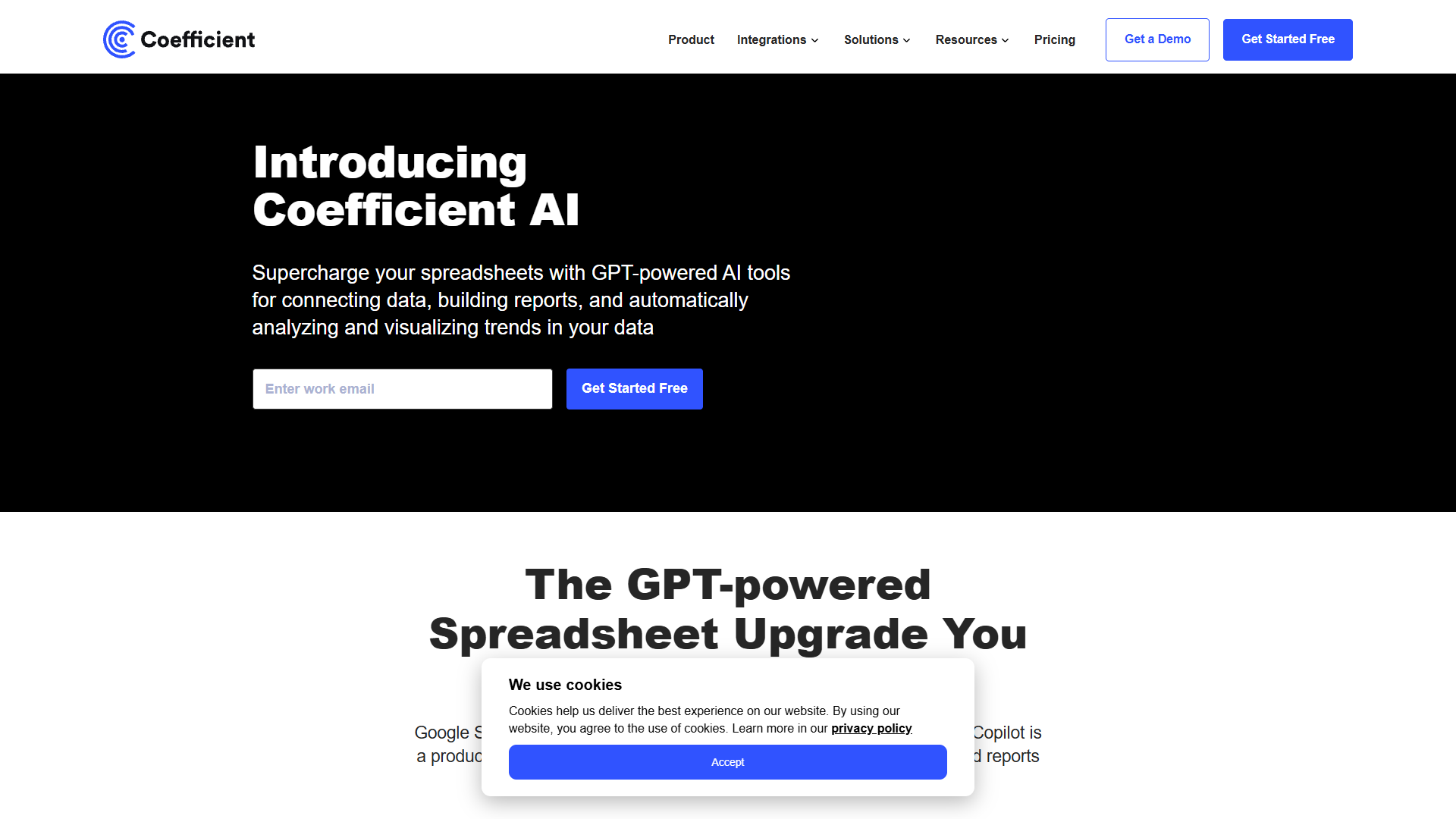 Coefficient GPT Copilot for Google Sheets Coefficient GPT Copilot for Google Sheets