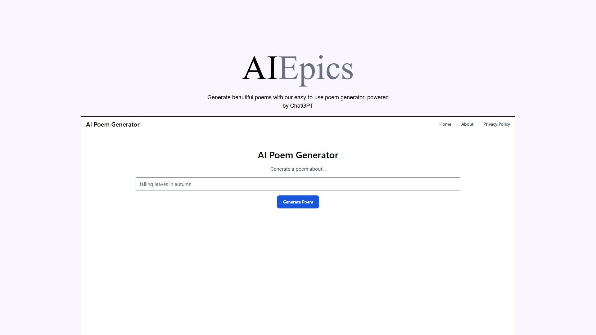 AIEpics AIEpics