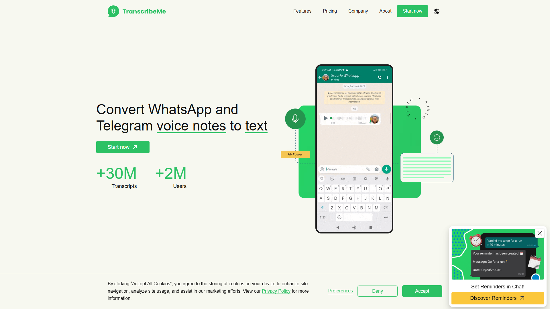 TranscribeMe TranscribeMe