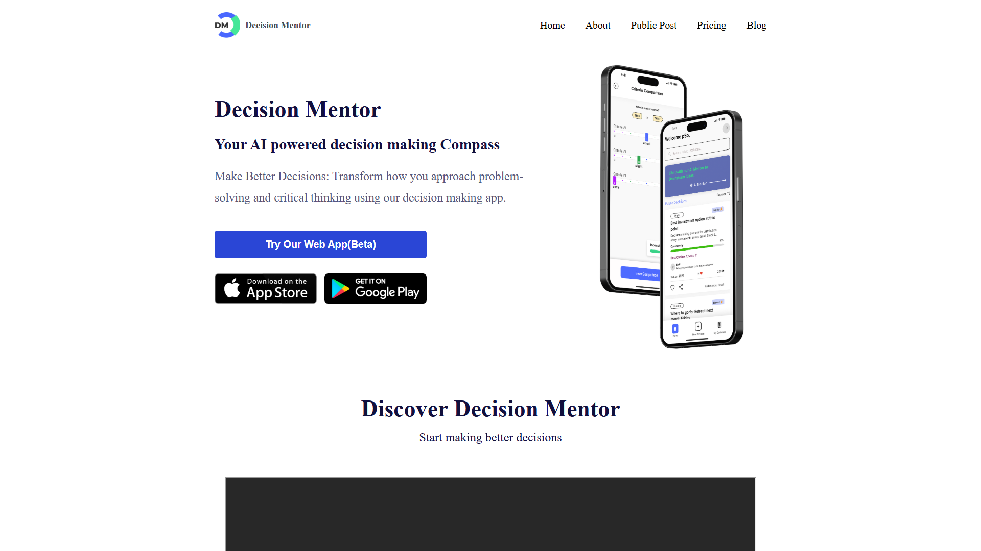 Decision Mentor Decision Mentor