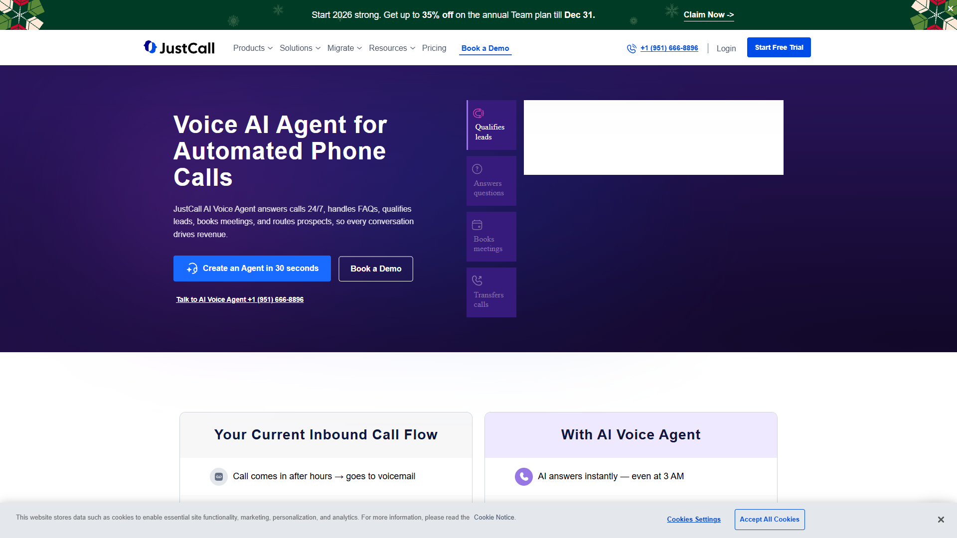 JustCall AI Voice Agent JustCall AI Voice Agent