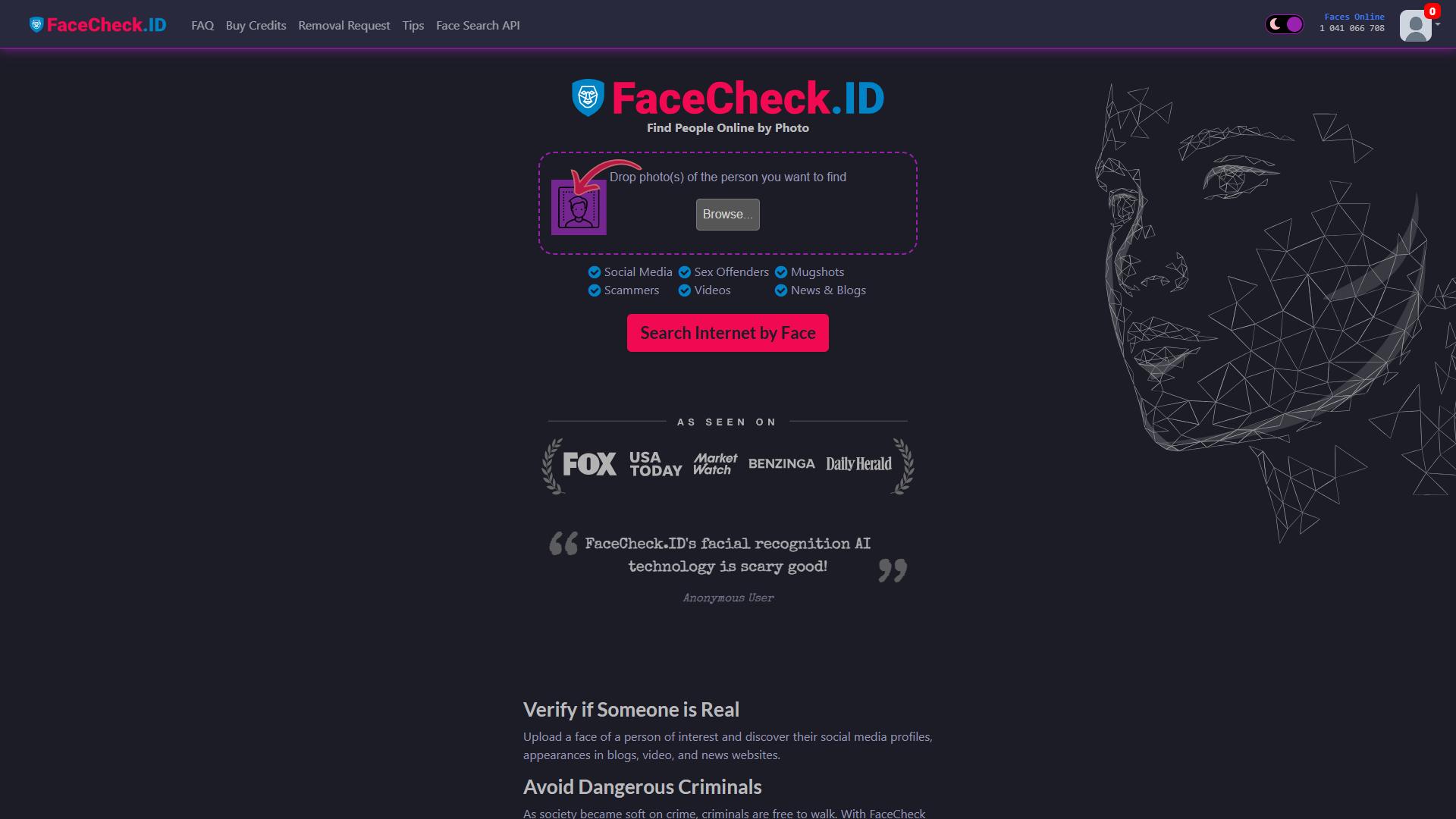 FaceCheck ID FaceCheck ID