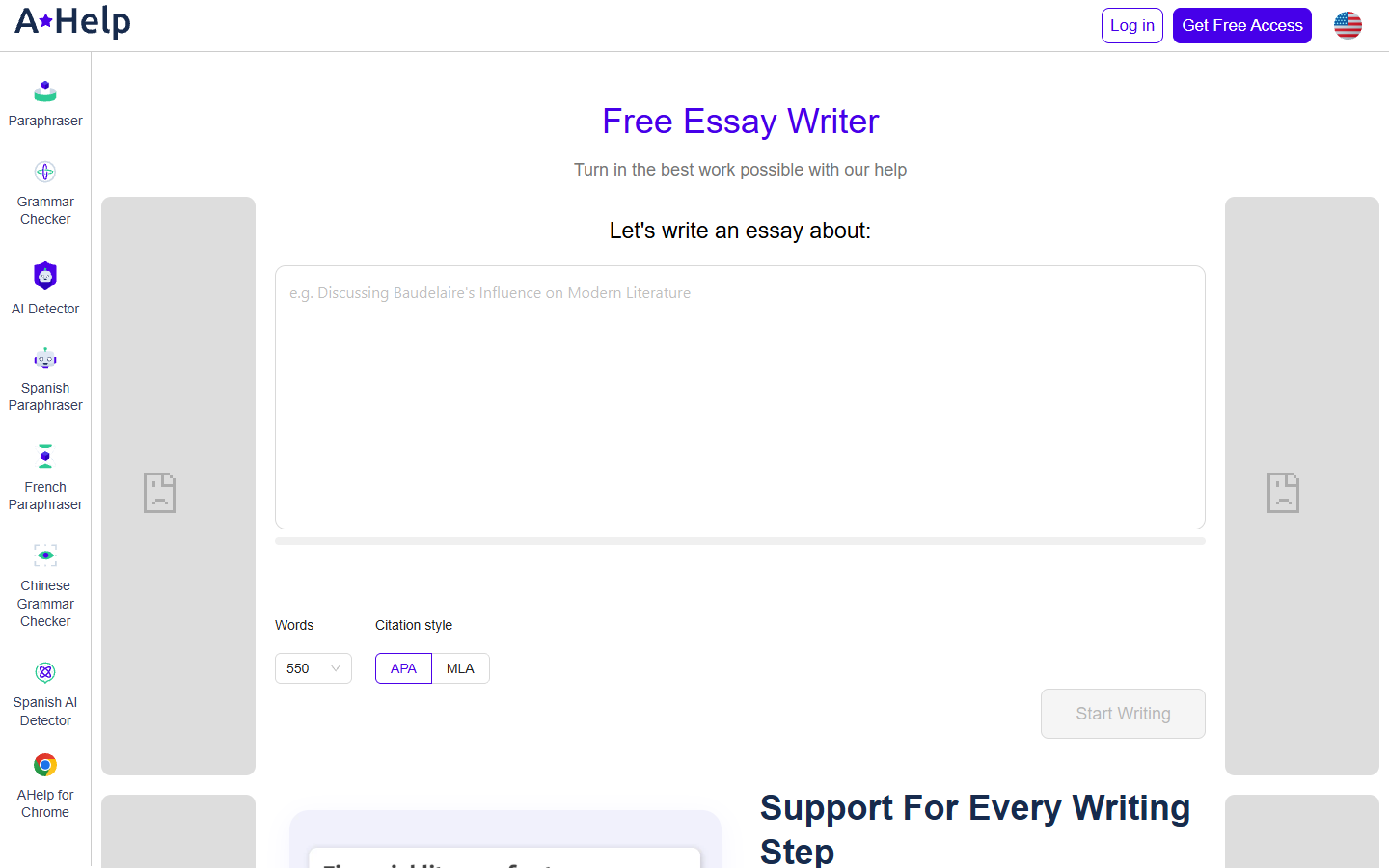 AHelp Free Essay Writer AHelp Free Essay Writer