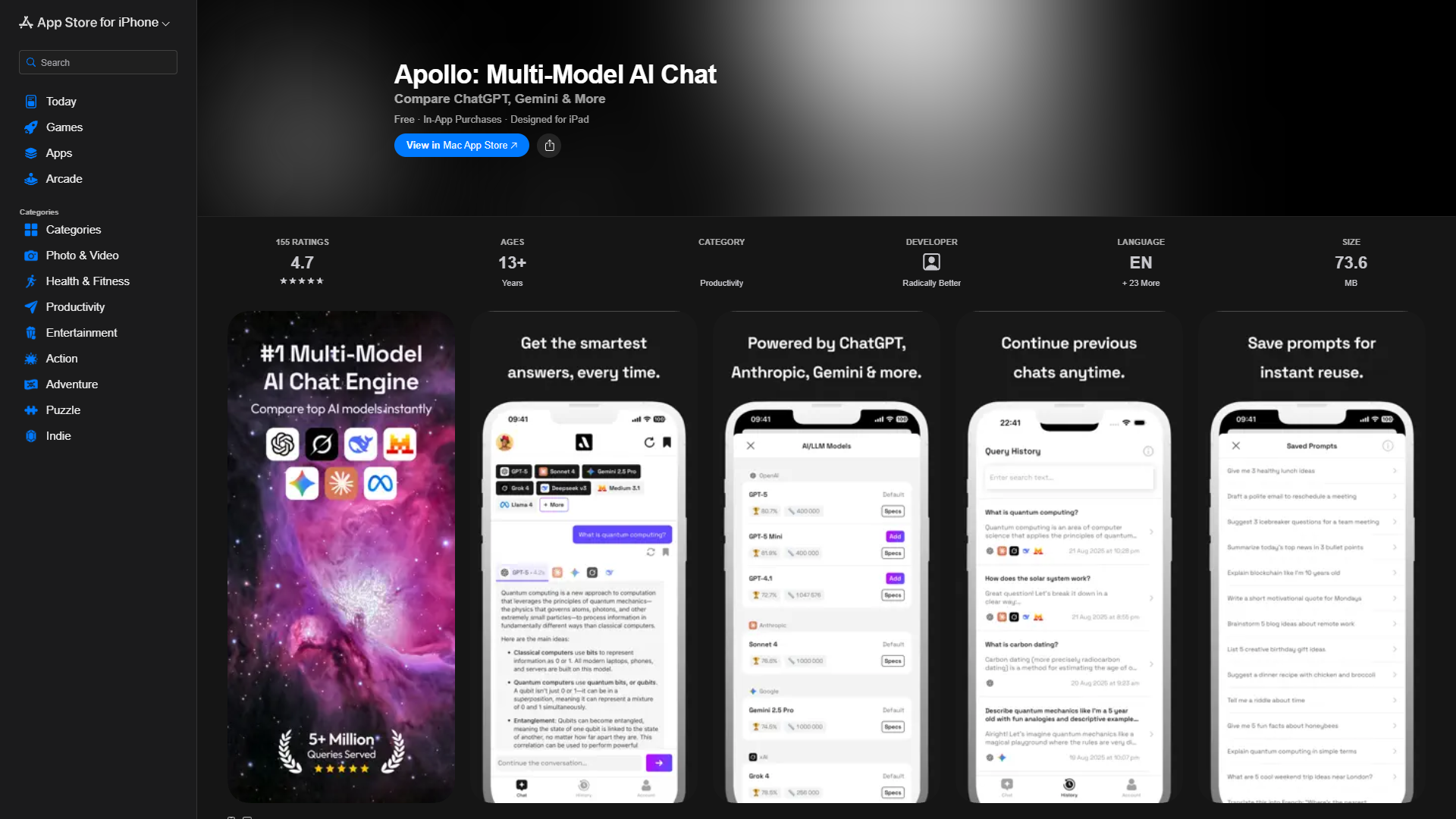 Apollo: Multi-Model AI Chat Apollo: Multi-Model AI Chat