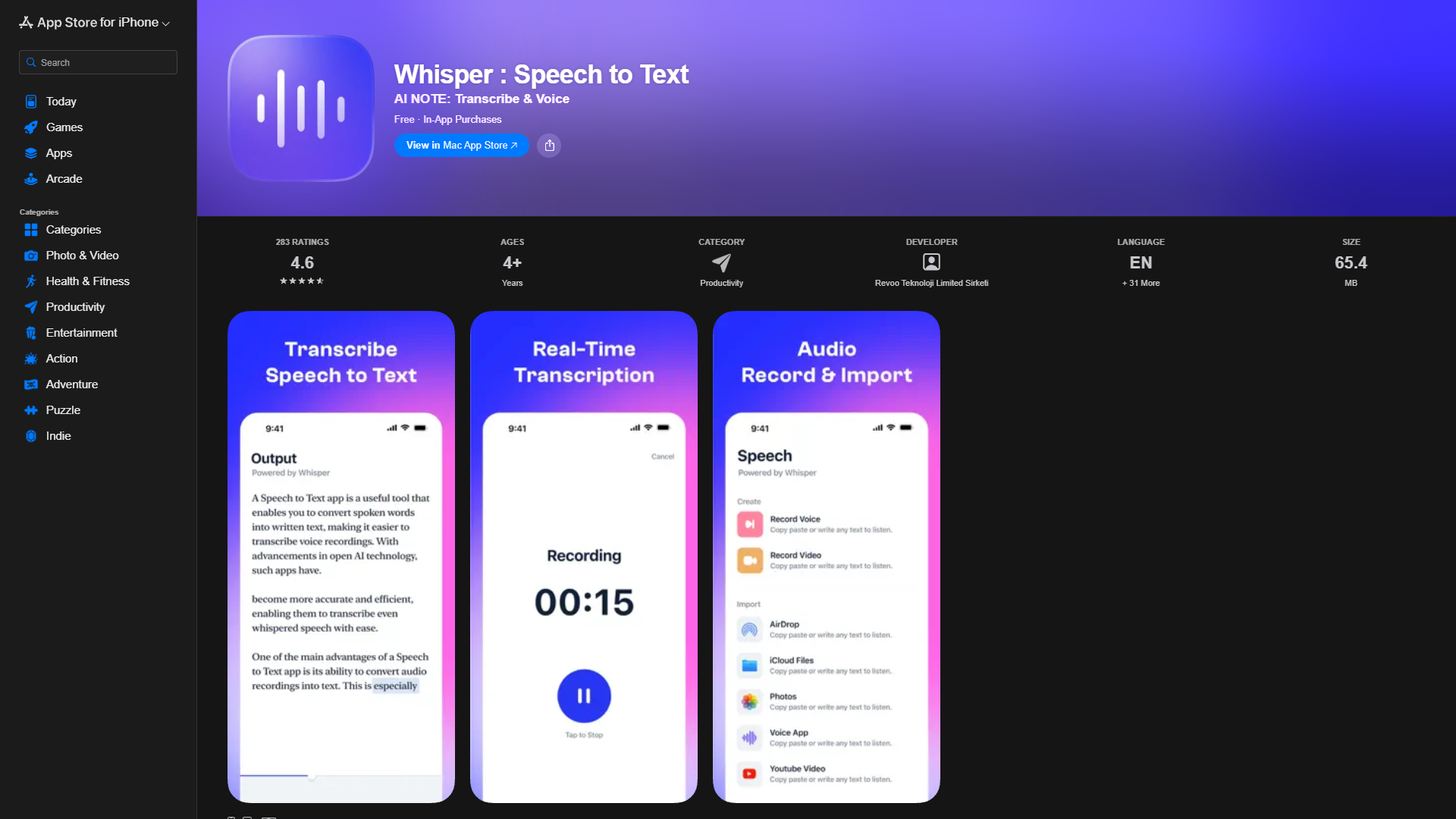 Whisper: Speech to Text Whisper: Speech to Text
