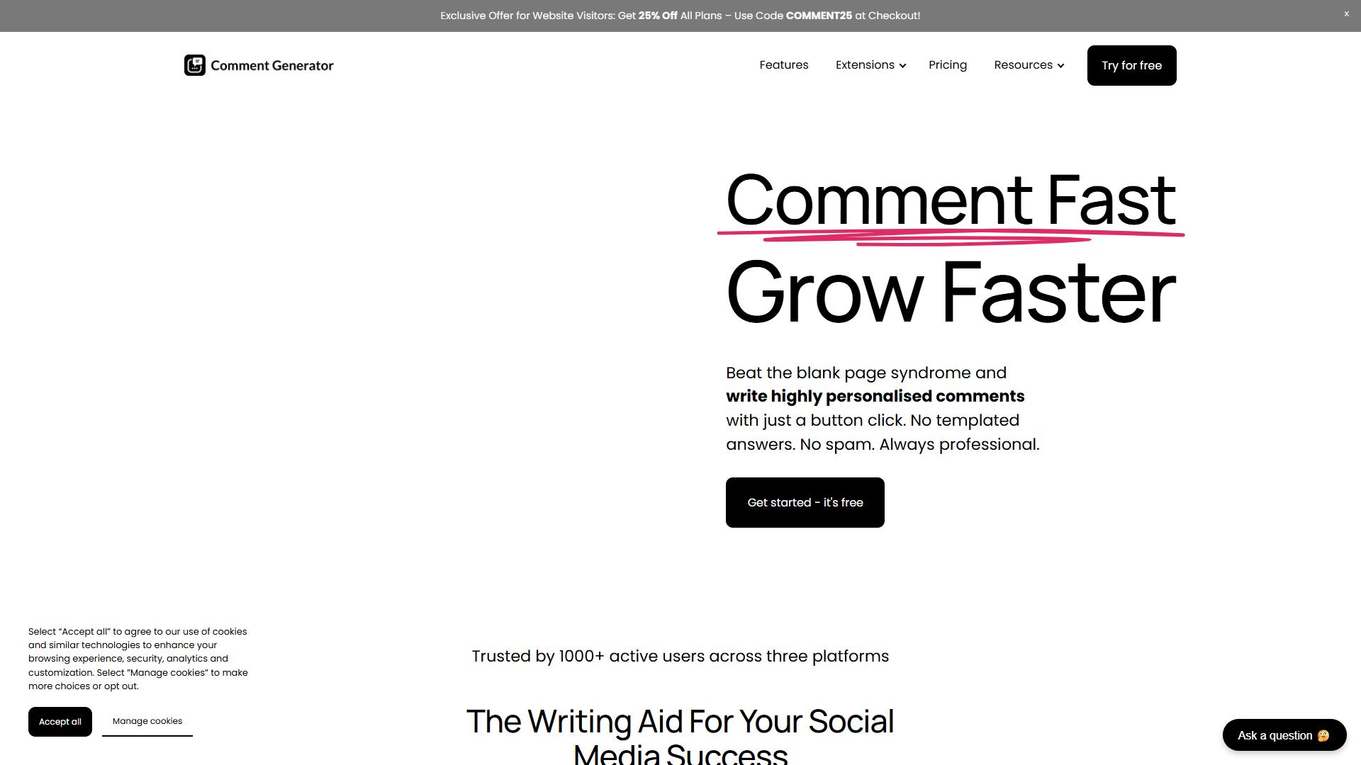 Comment Generator Comment Generator