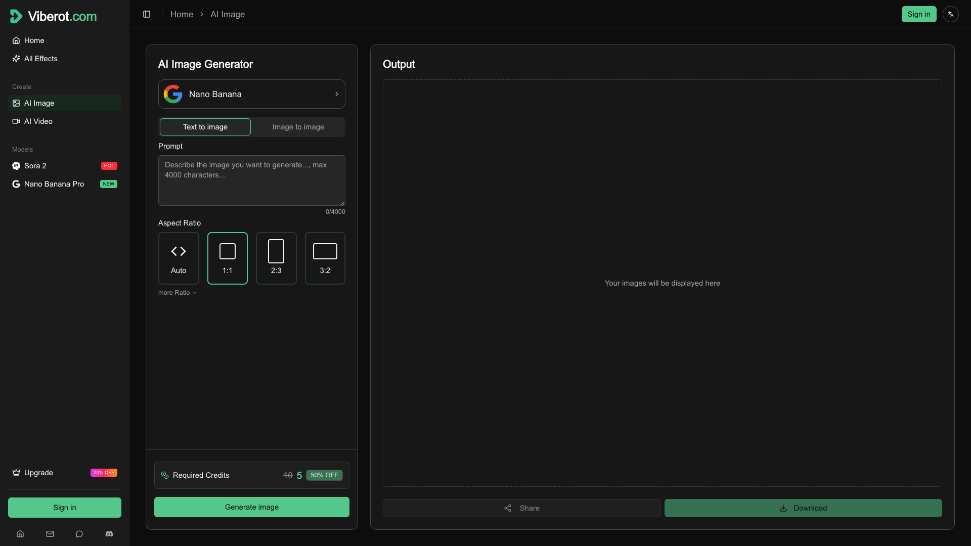 Viberot AI Image Generator Viberot AI Image Generator
