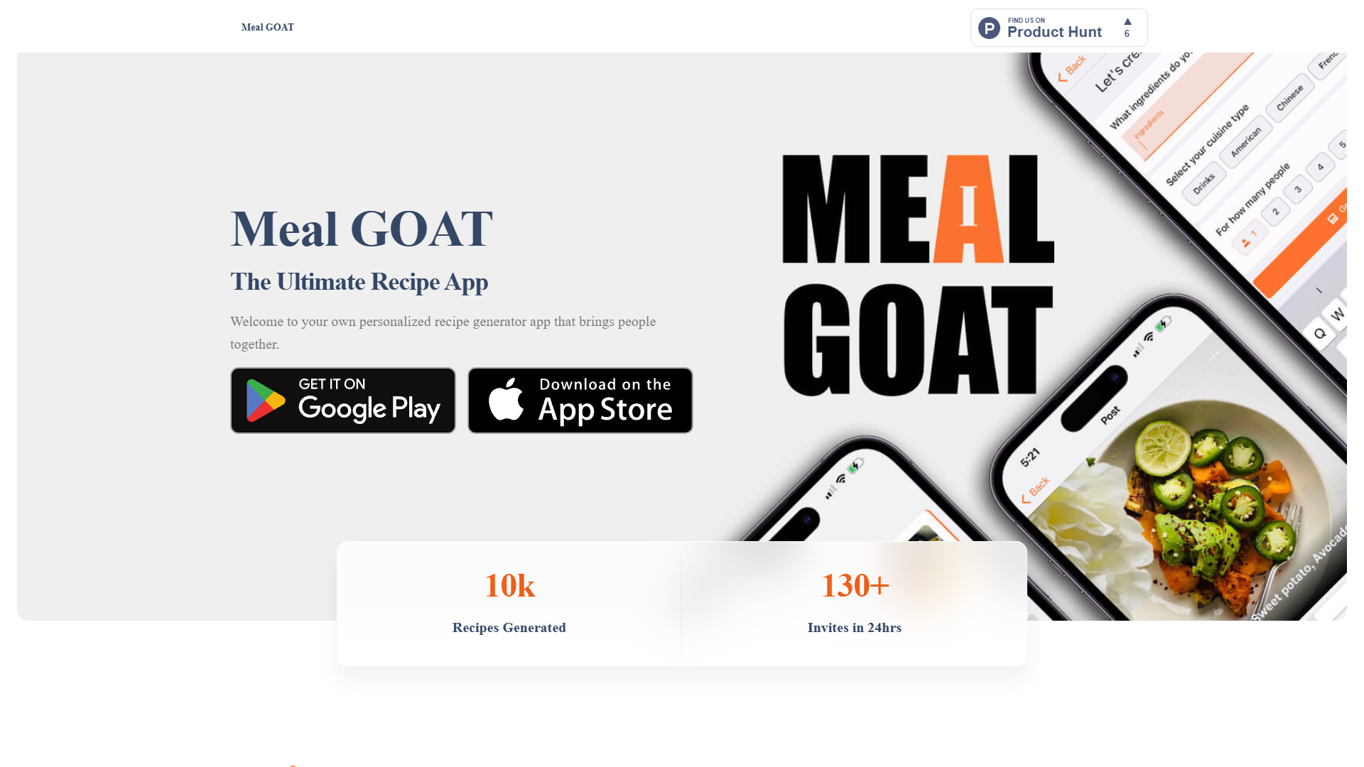 Meal GOAT Meal GOAT