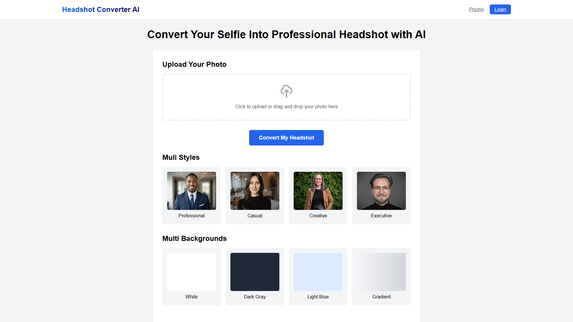 Headshot Converter AI Headshot Converter AI