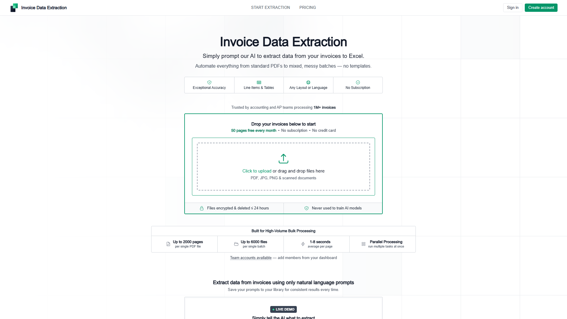 Invoice Data Extraction AI Invoice Data Extraction AI