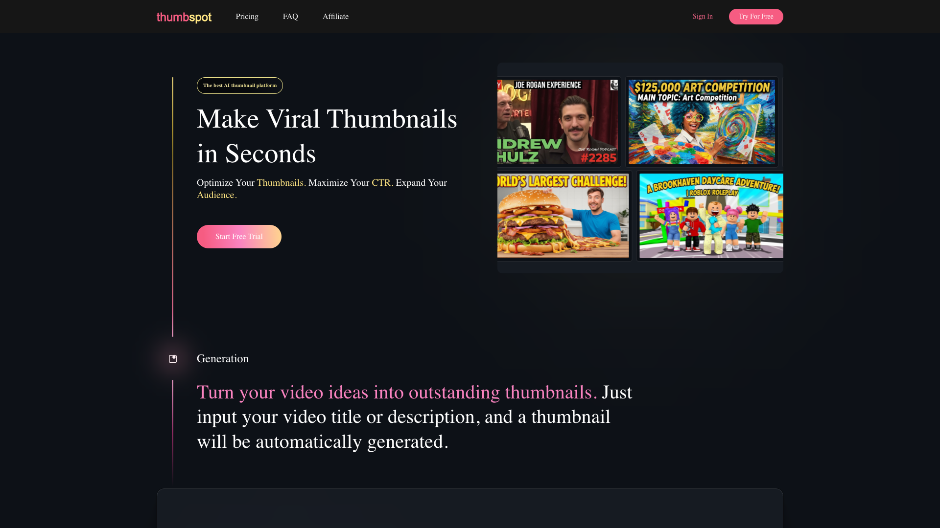 Thumbspot AI Thumbspot AI