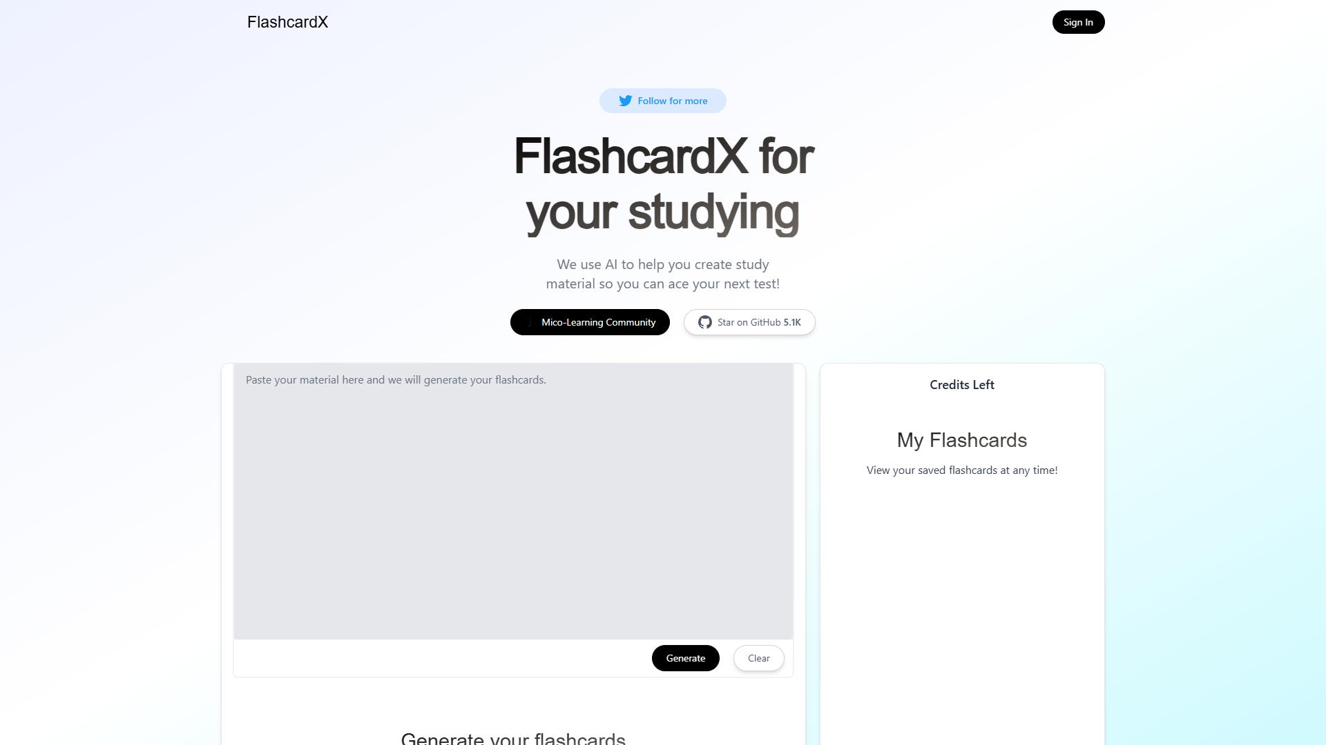 FlashcardX FlashcardX