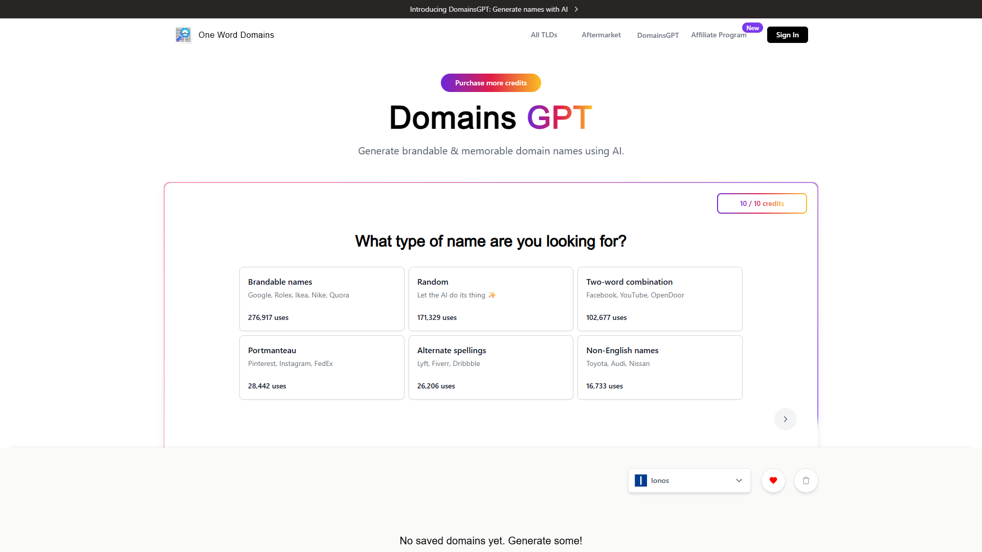 DomainsGPT DomainsGPT