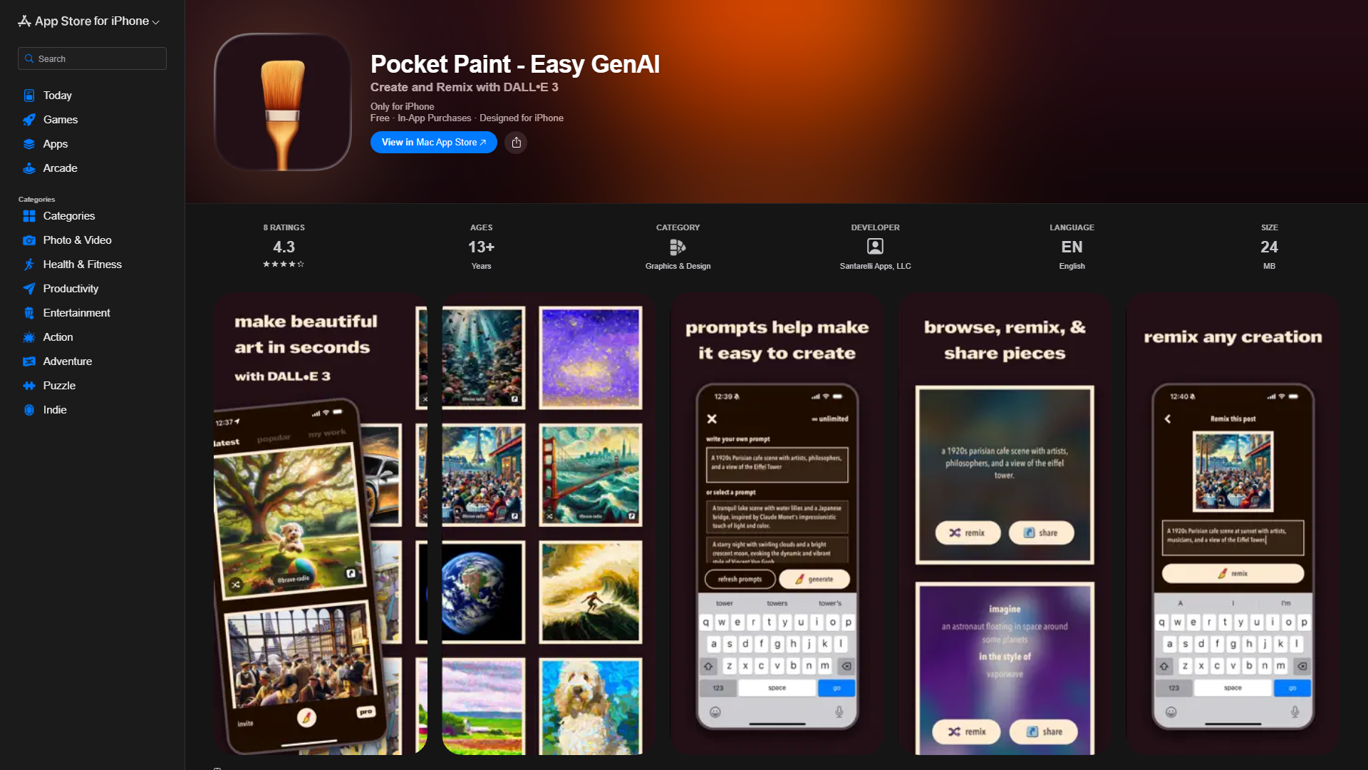 Pocket Paint - Easy GenAI Pocket Paint - Easy GenAI