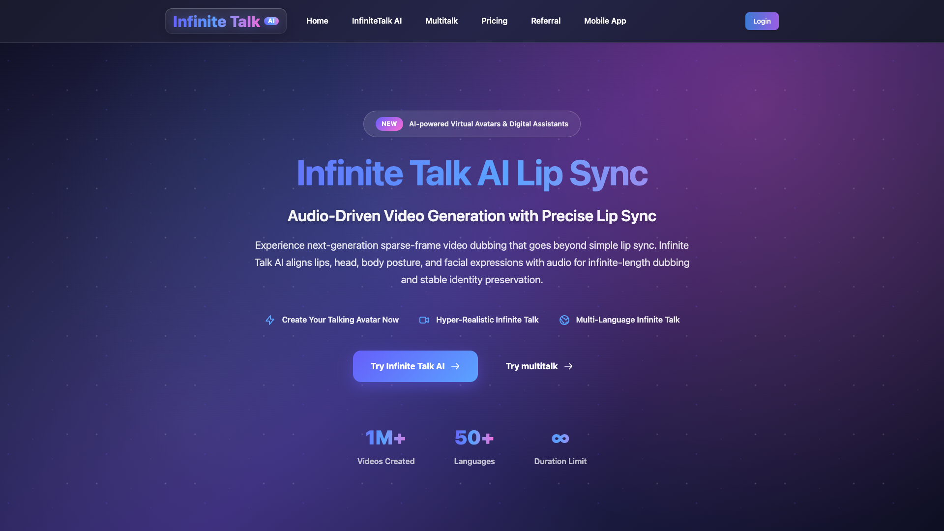 Infinite Talk AI Infinite Talk AI