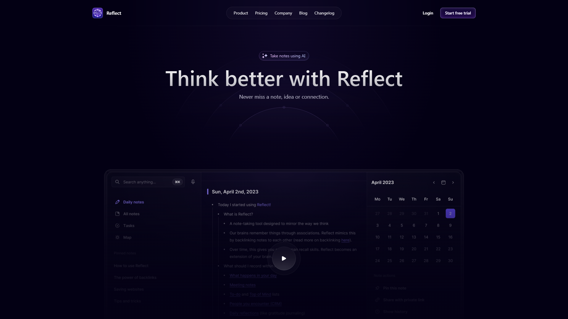 Reflect Notes Reflect Notes