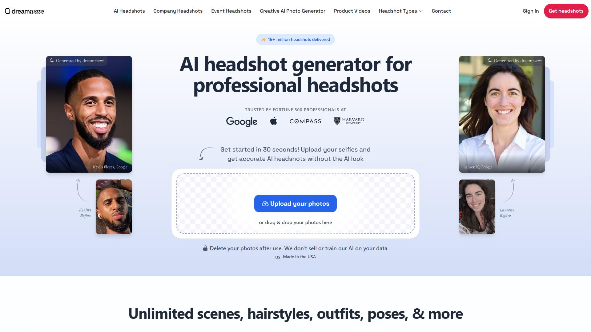 Dreamwave AI Headshot Generator Dreamwave AI Headshot Generator
