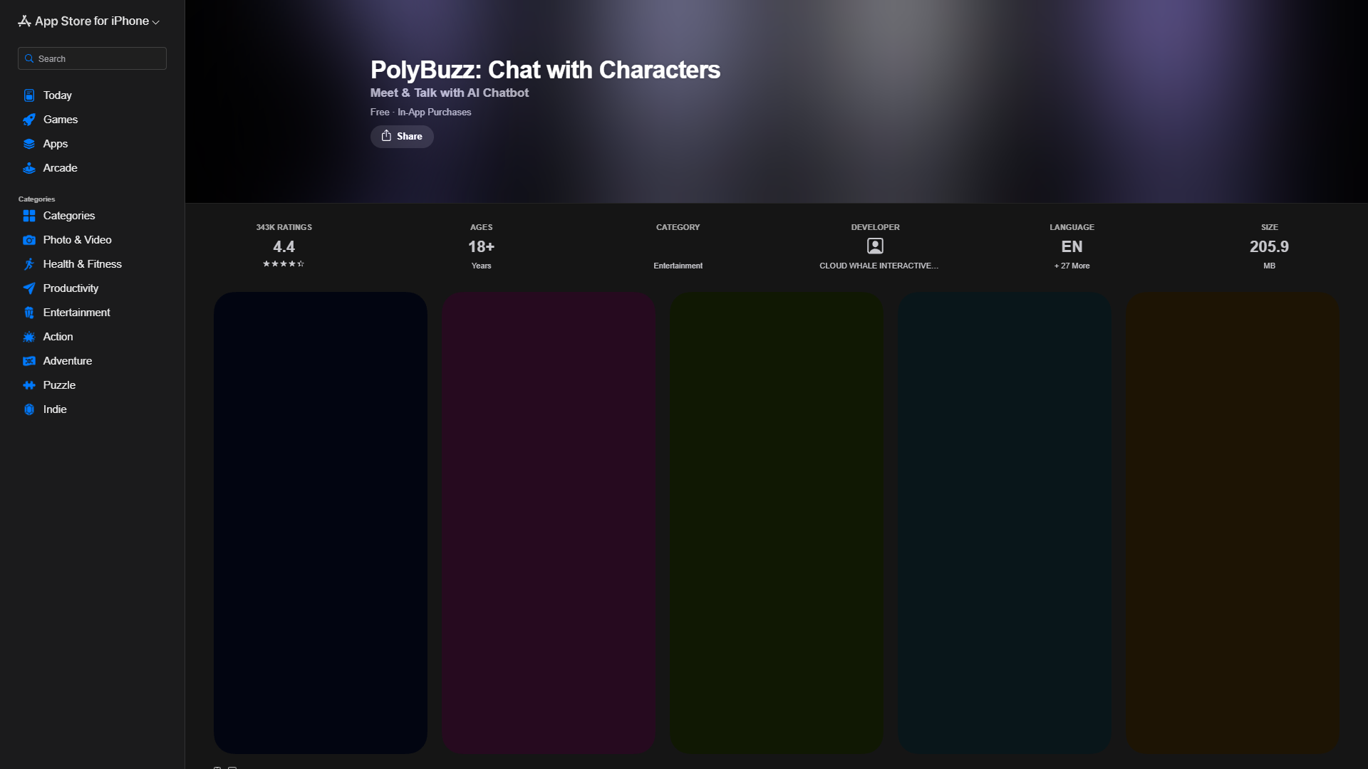 PolyBuzz: Chat with Characters PolyBuzz: Chat with Characters