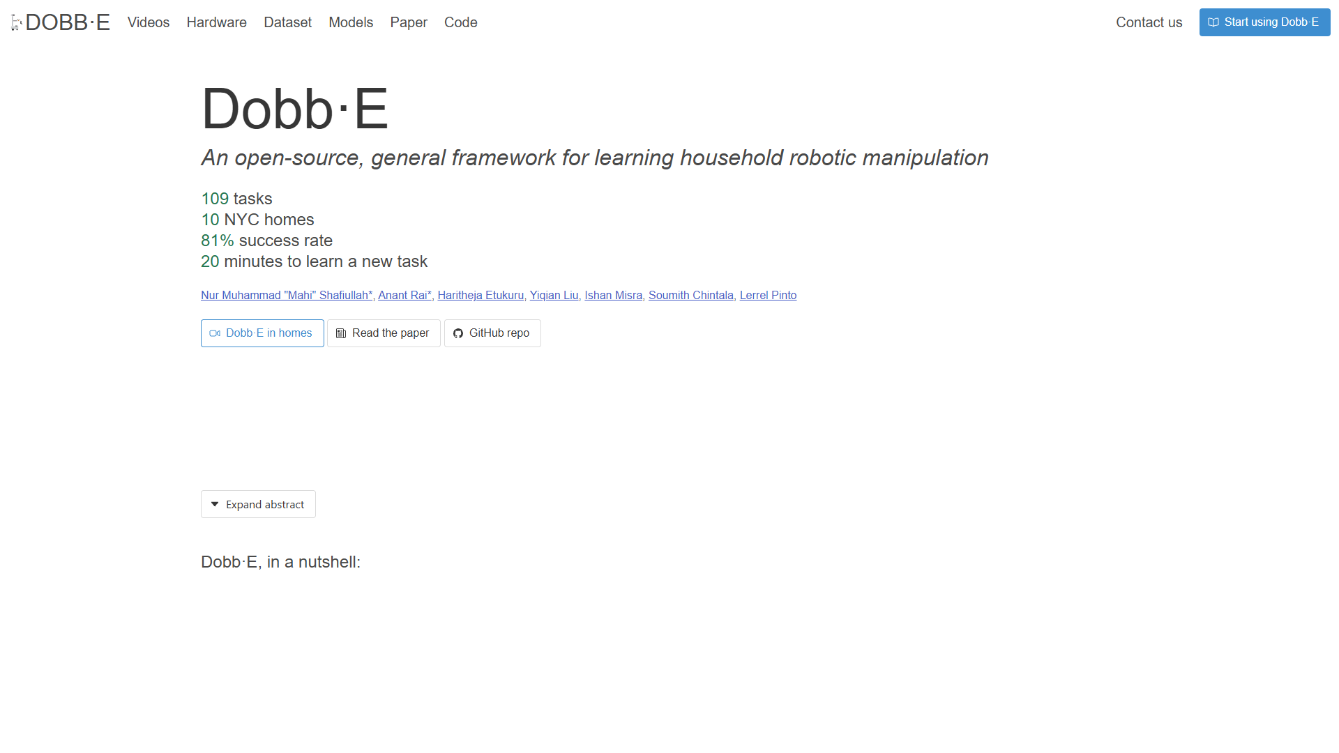 Dobb·E Dobb·E
