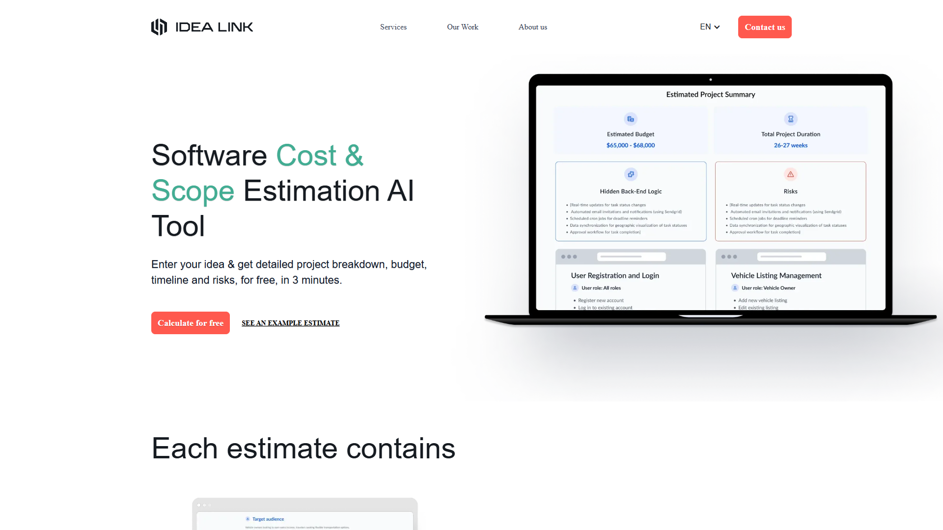 AI Software Development Cost Calculator AI Software Development Cost Calculator