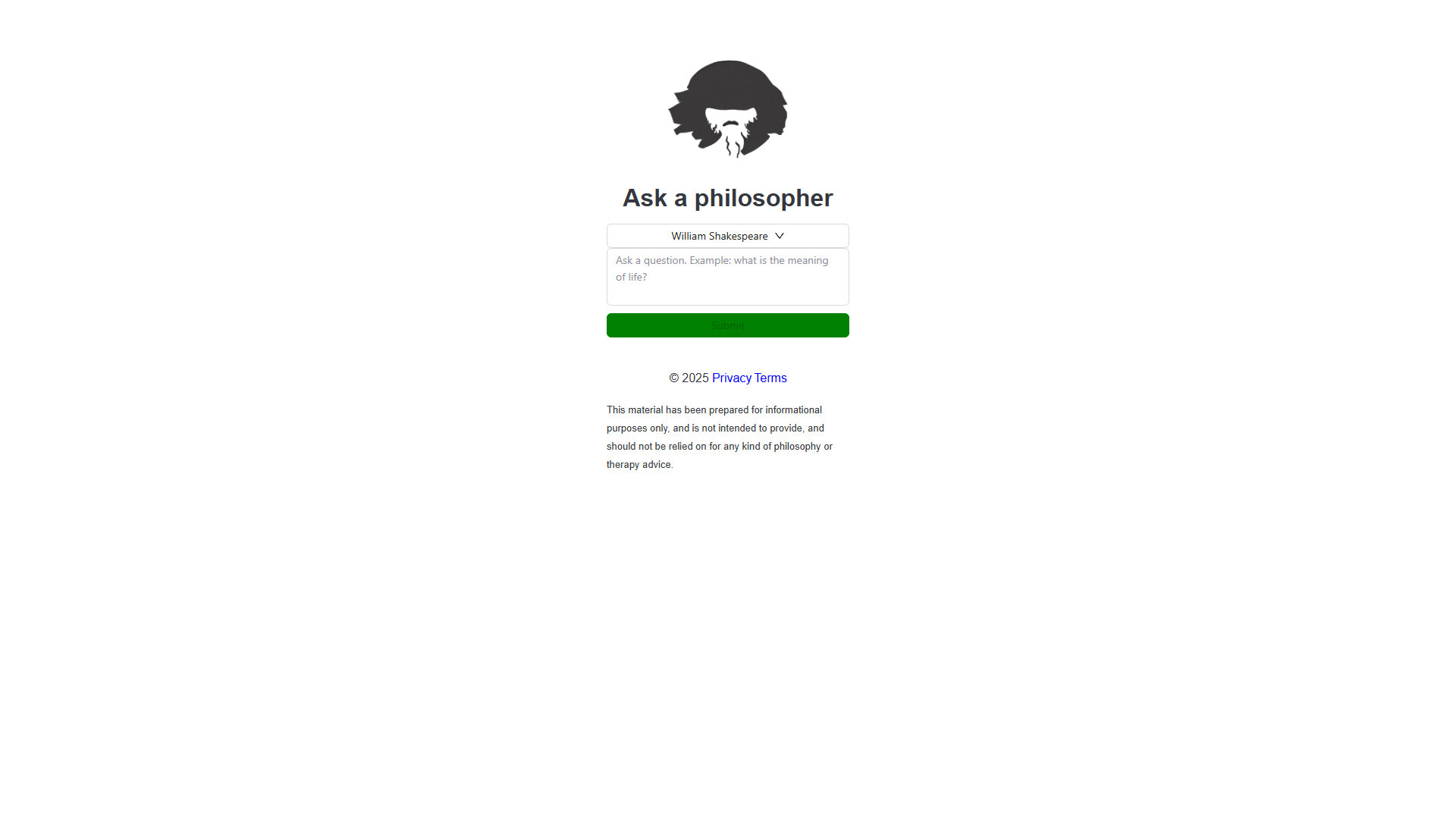 Ask a Philosopher Ask a Philosopher