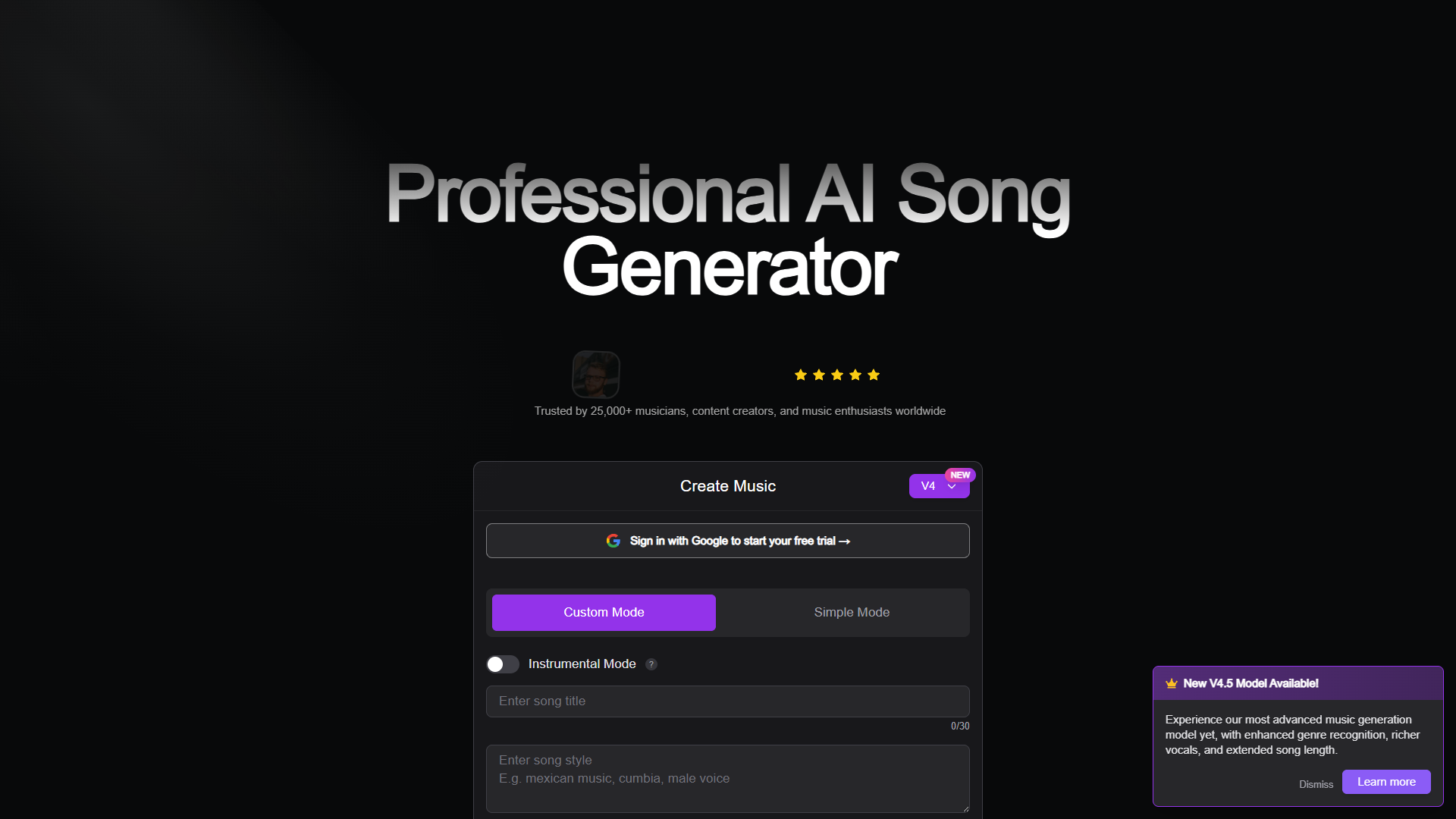 AI Song Generator AI Song Generator